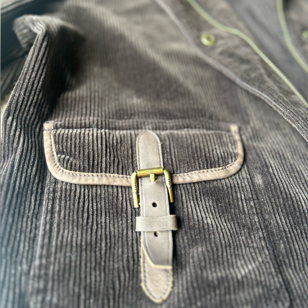 Vintage Lauren Ralph Lauren Jeans Co Corduroy Utility equestrian jacket SZ XL - Picture 9 of 14